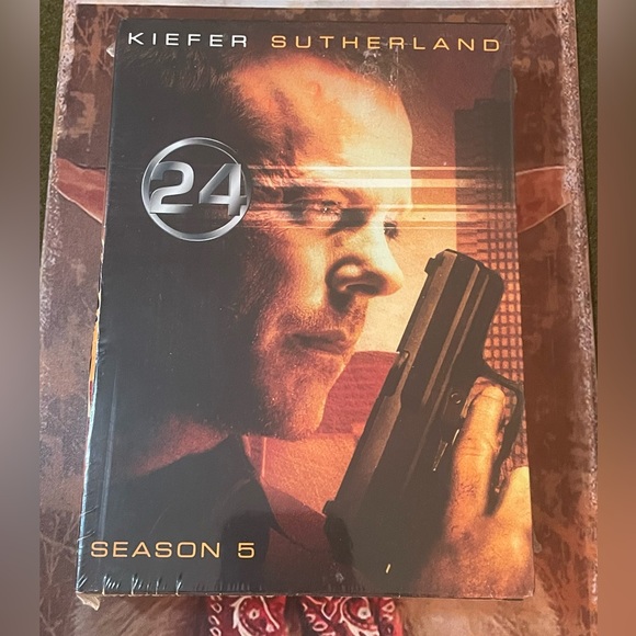 24 Complete Season 5 DVD Box Set Kiefer Sutherland NEW Sealed - Picture 1 of 3